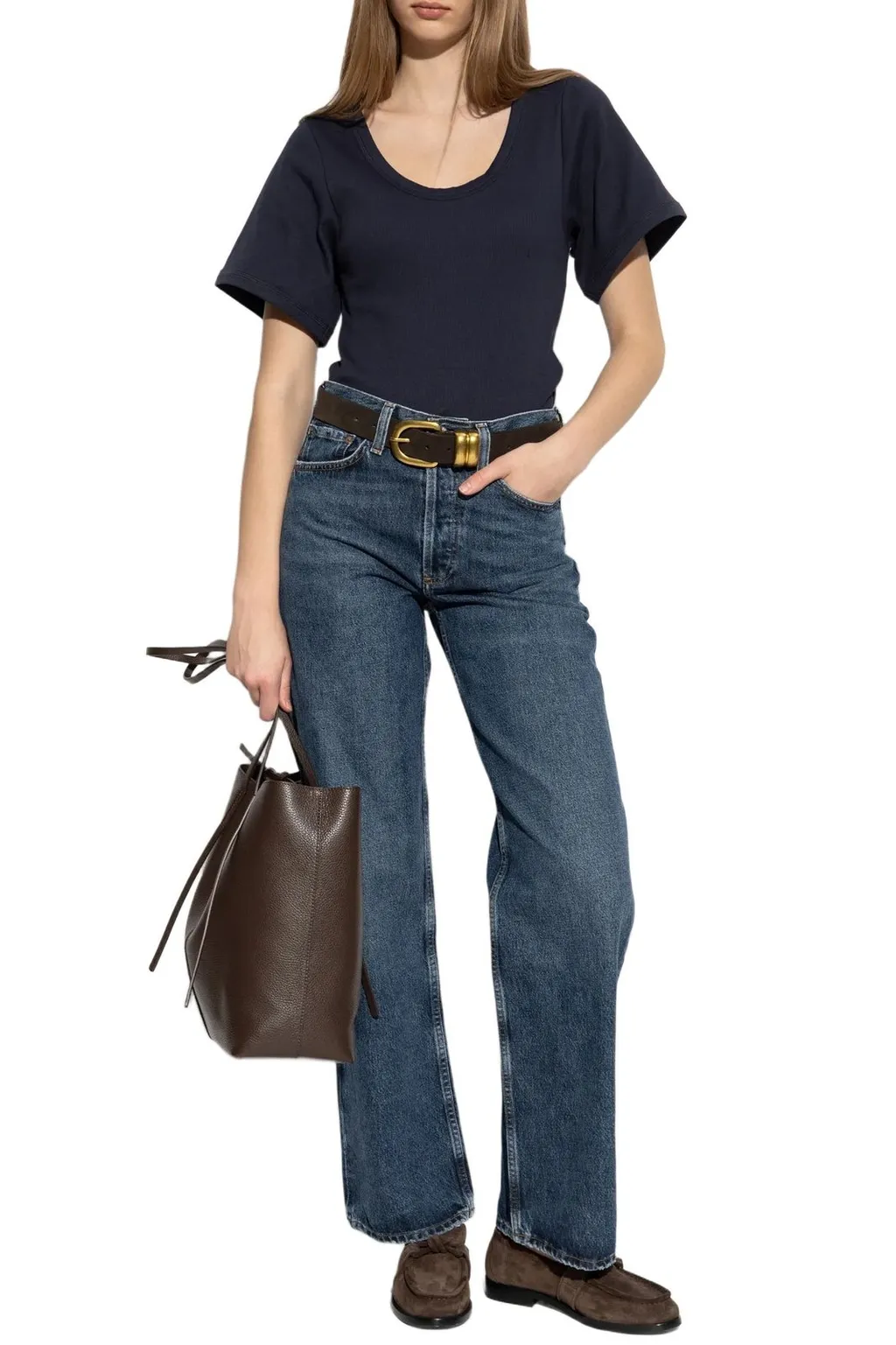 Lunai Scoop Neck Top