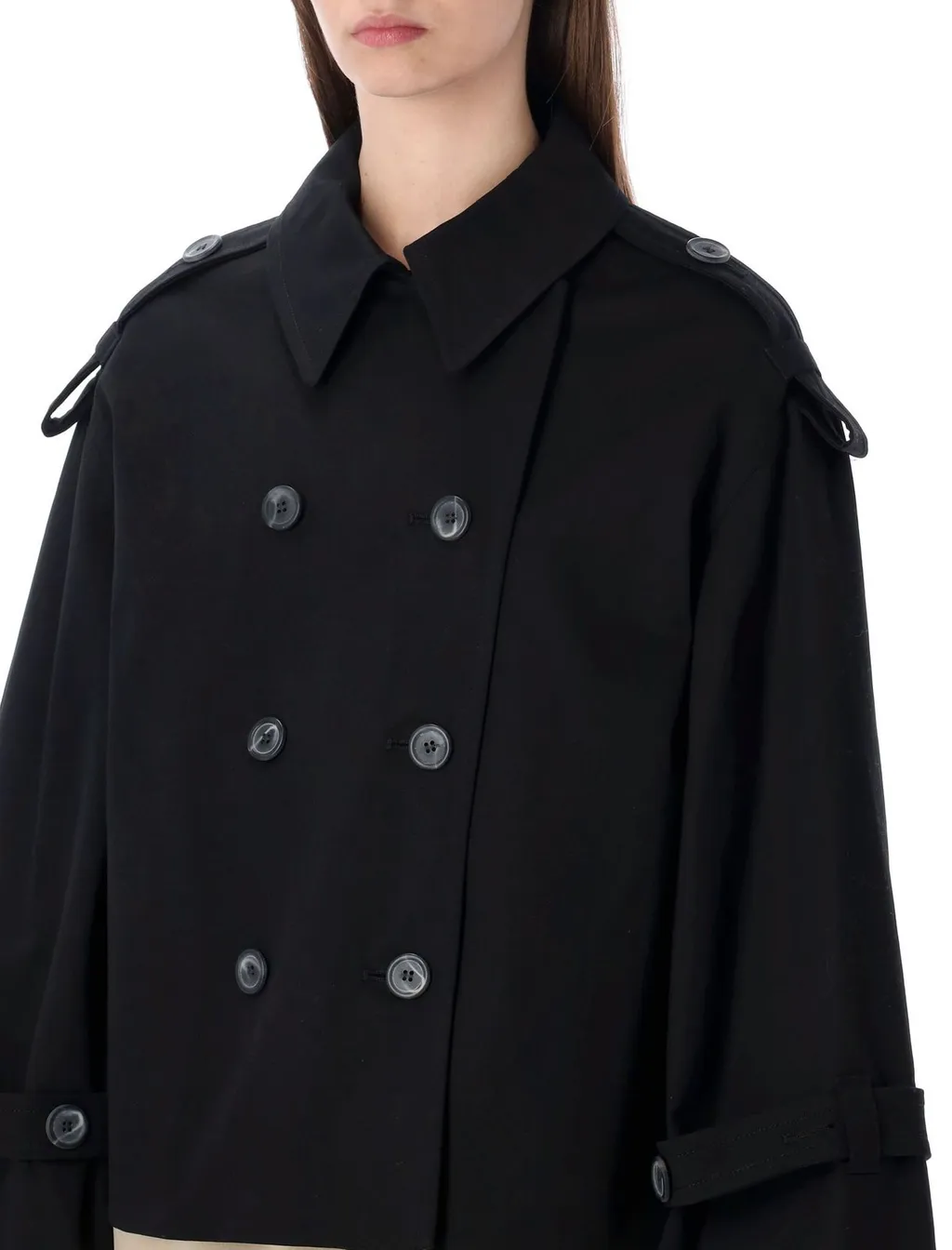 Alisandra Double-Breasted Trench Coat
