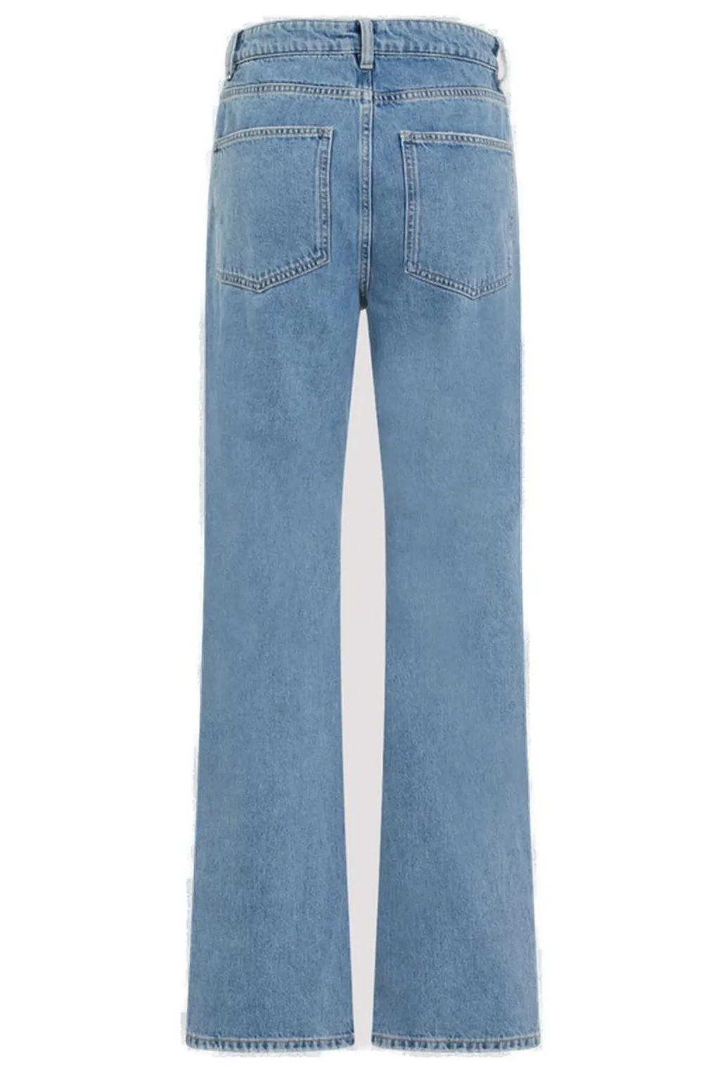 Miliumlo High-Waist Straight-Leg Jeans