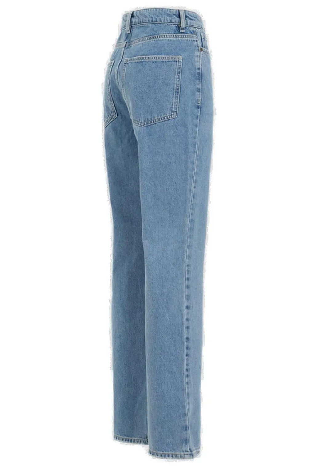 Miliumlo High-Waist Straight-Leg Jeans