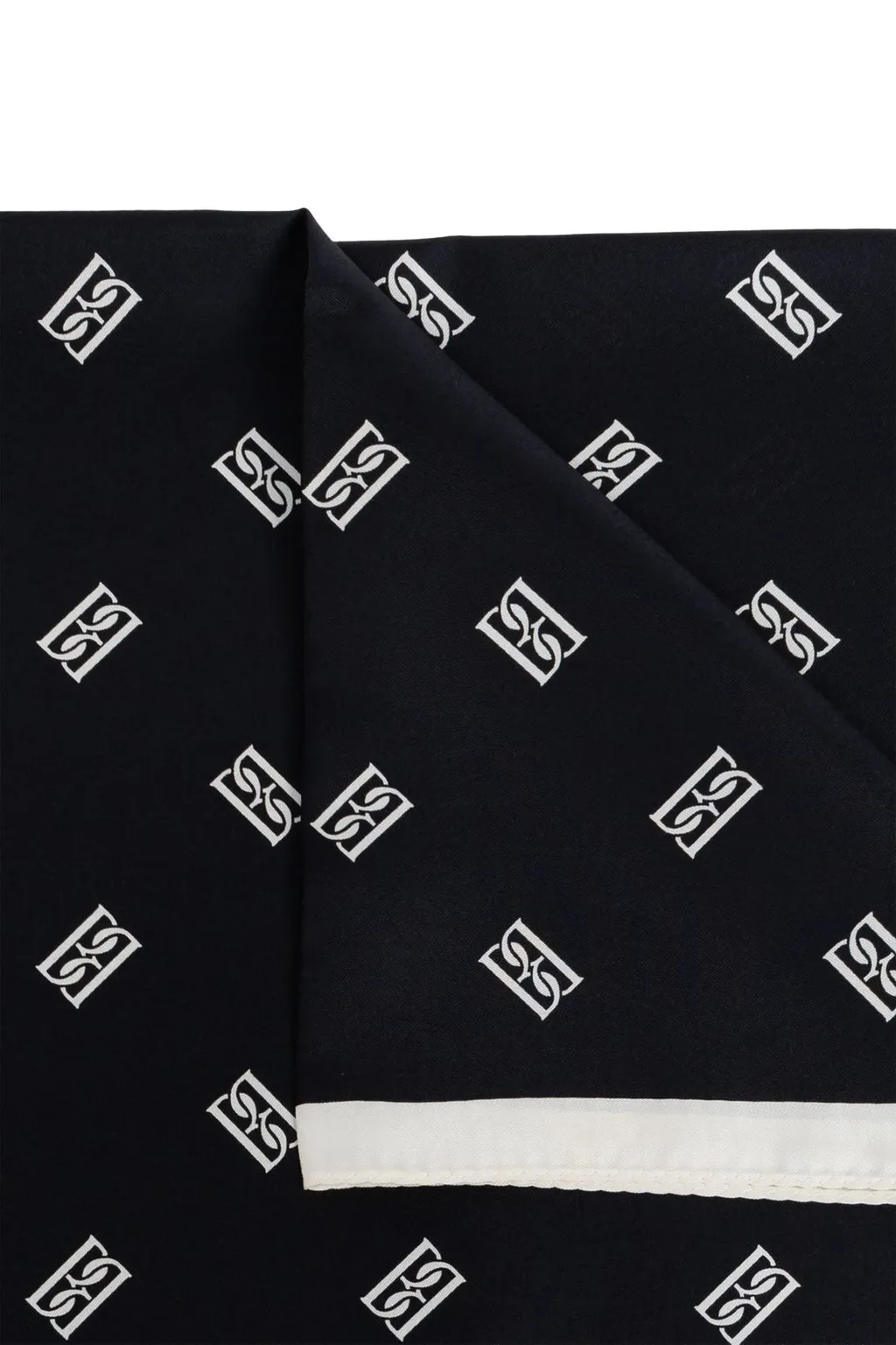 Monnis Monogram Printed Scarf