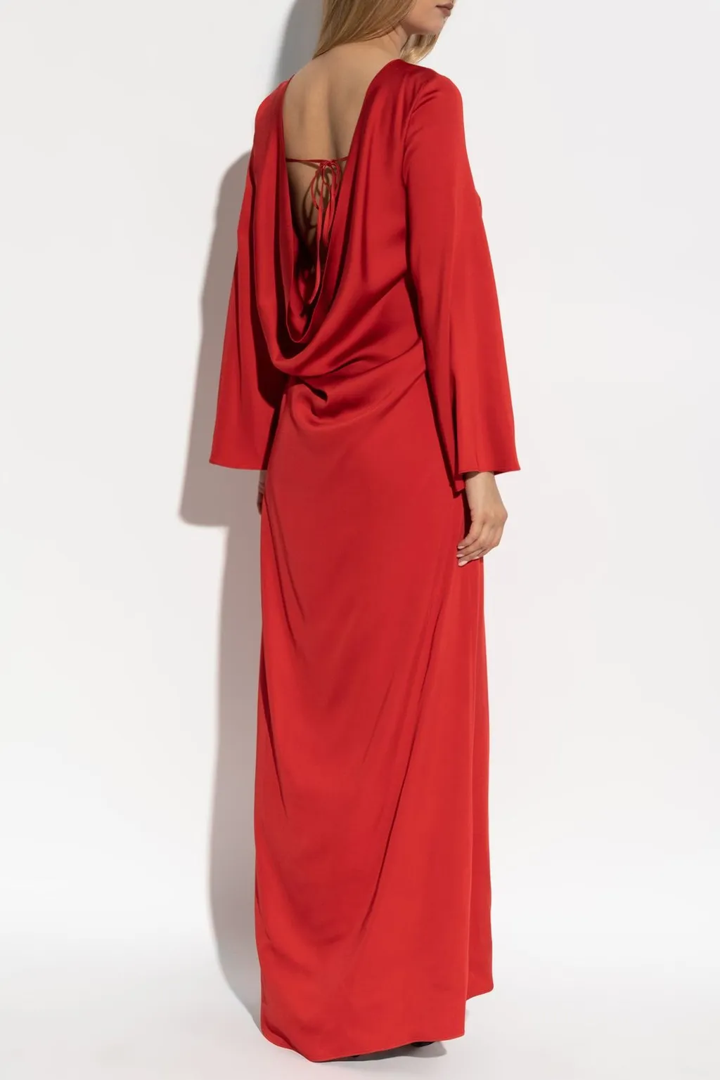 Draped Back Dress