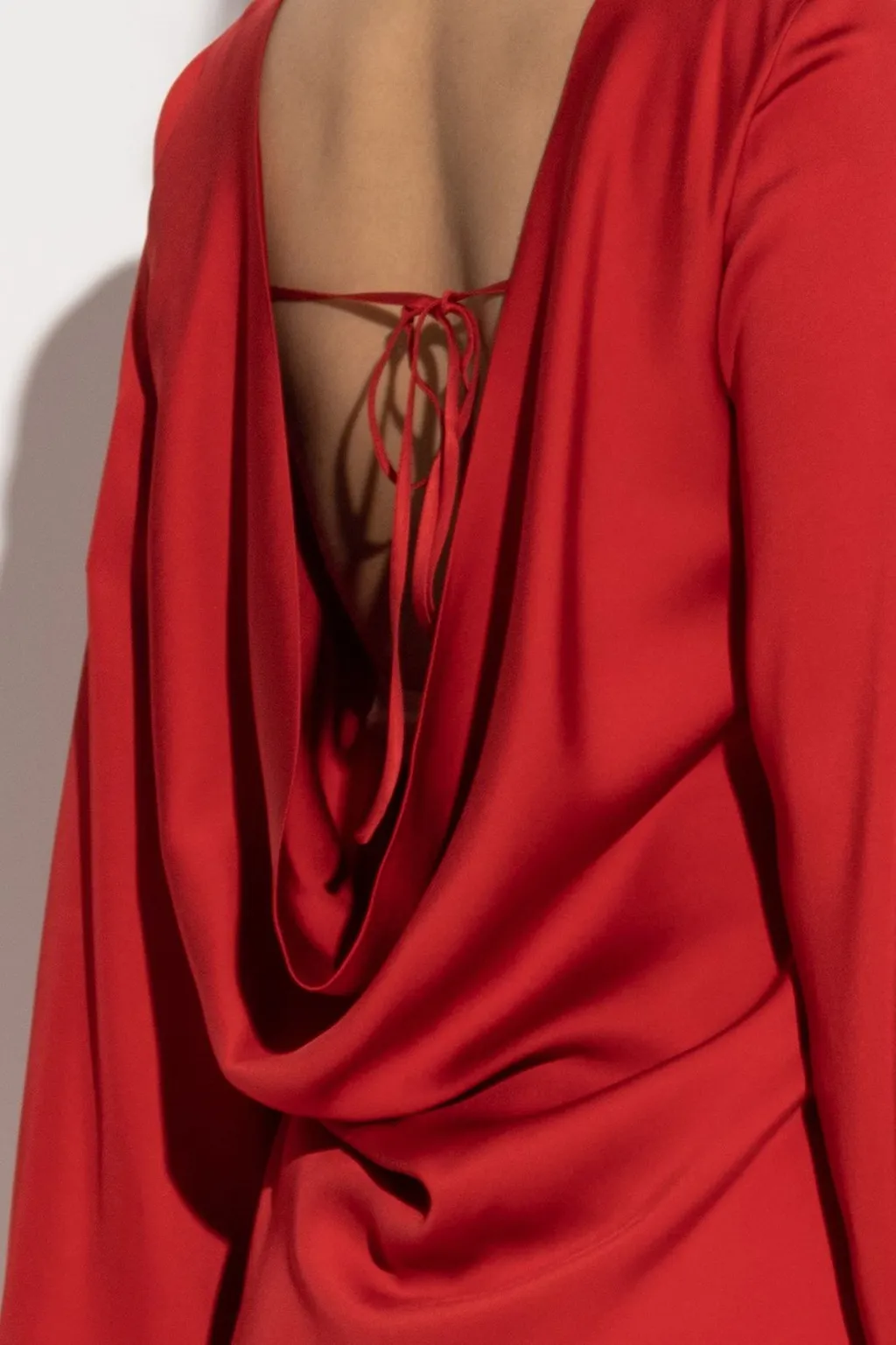 Draped Back Dress