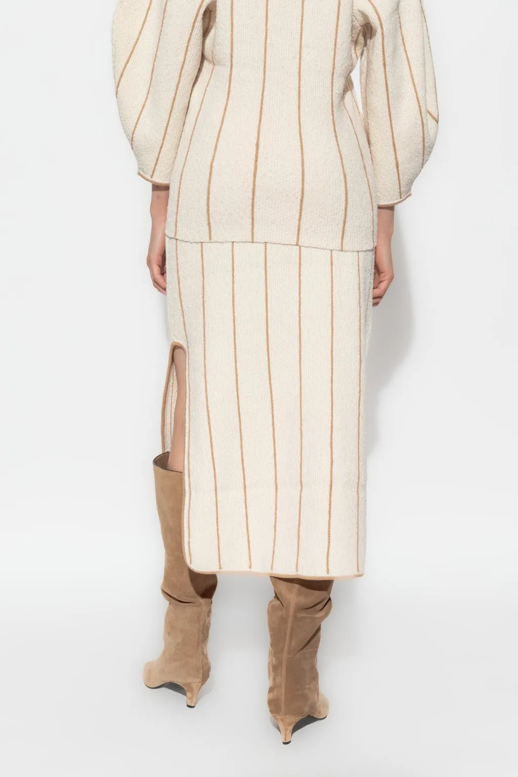 Striped Midi Skirt