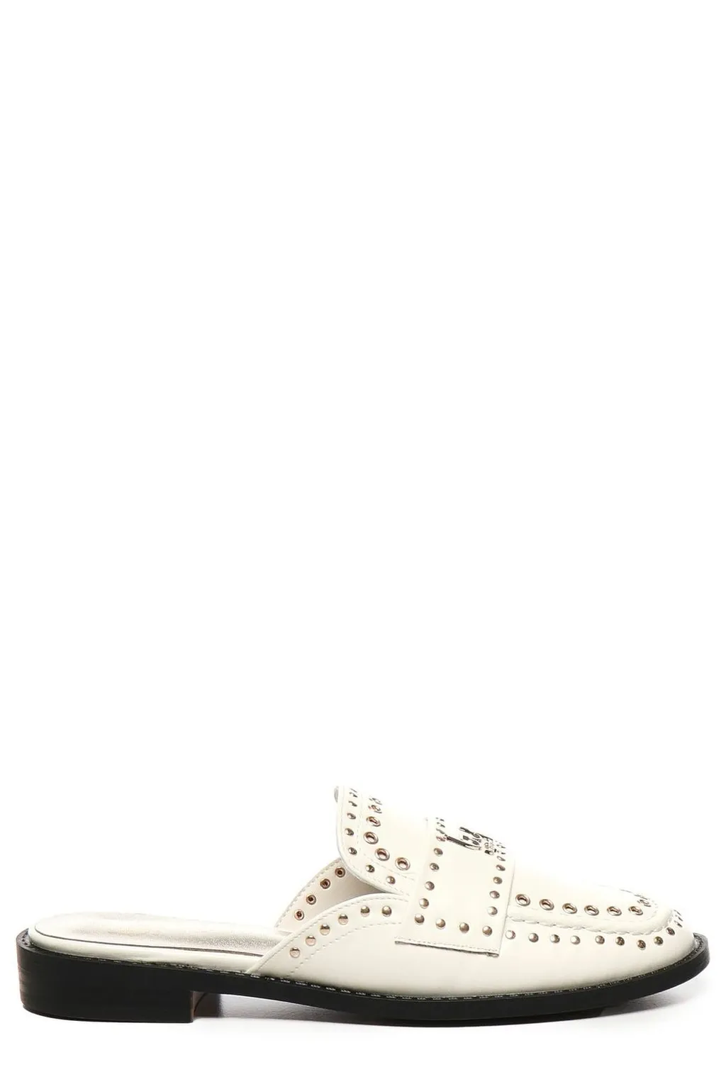 Studded Slip-On Flat Shoes