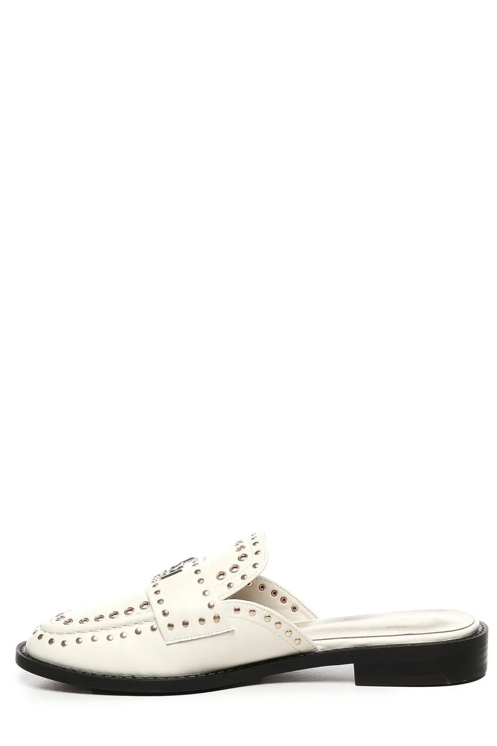 Studded Slip-On Flat Shoes