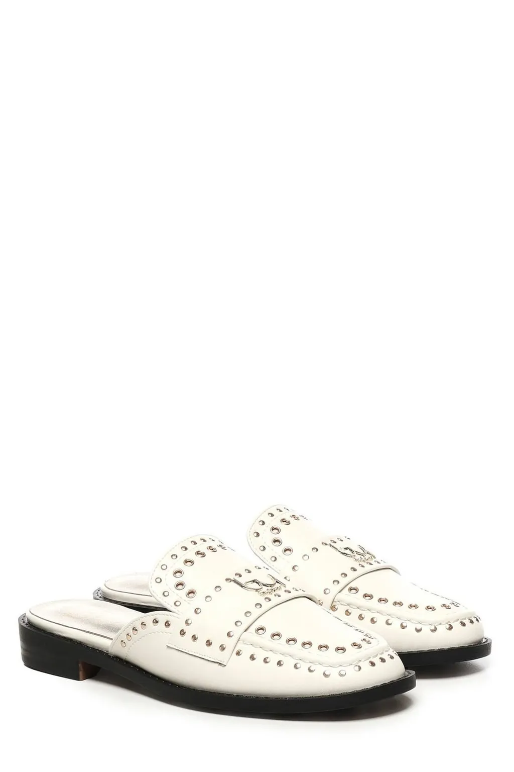 Studded Slip-On Flat Shoes