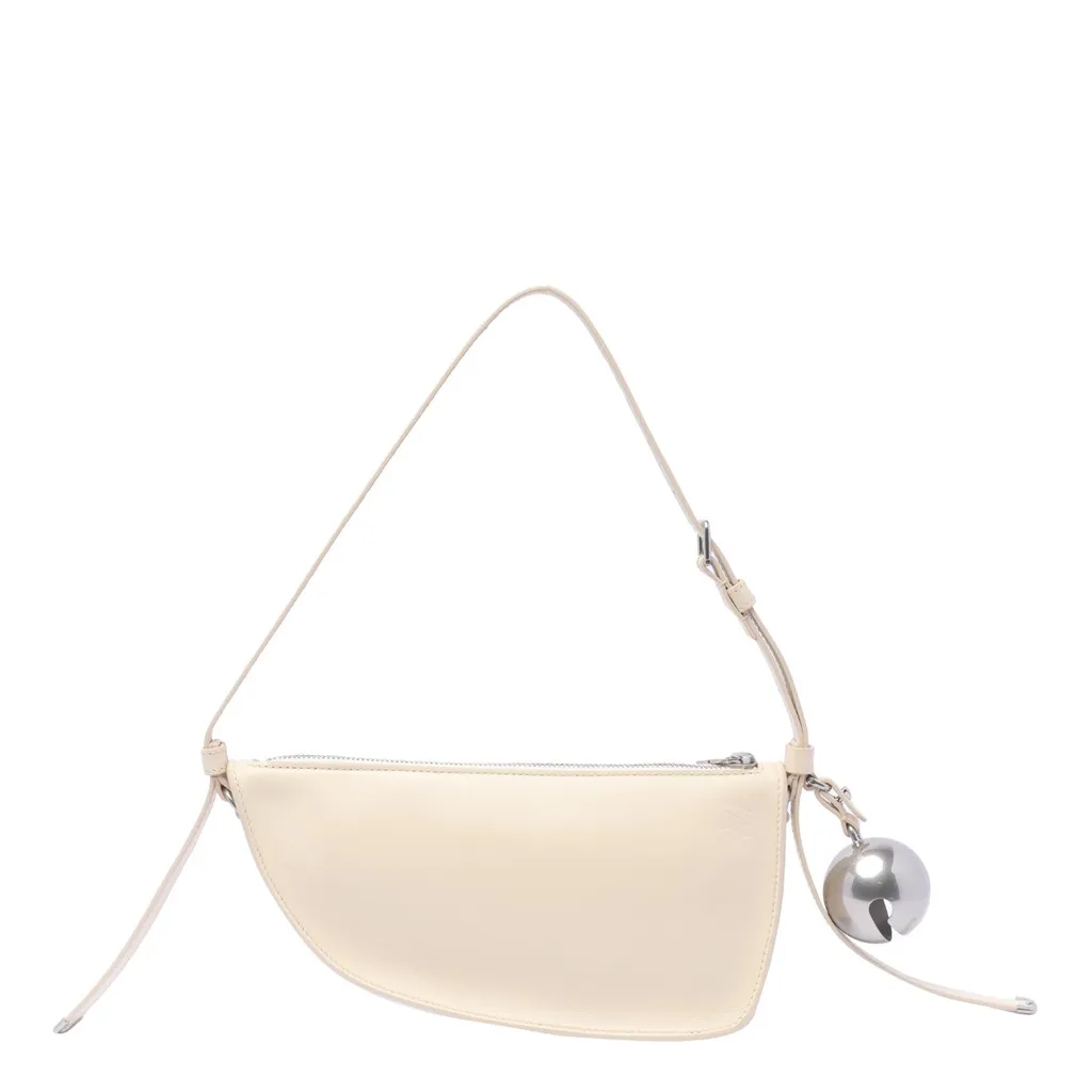 Bell-Detailed Zipped Shoulder Bag