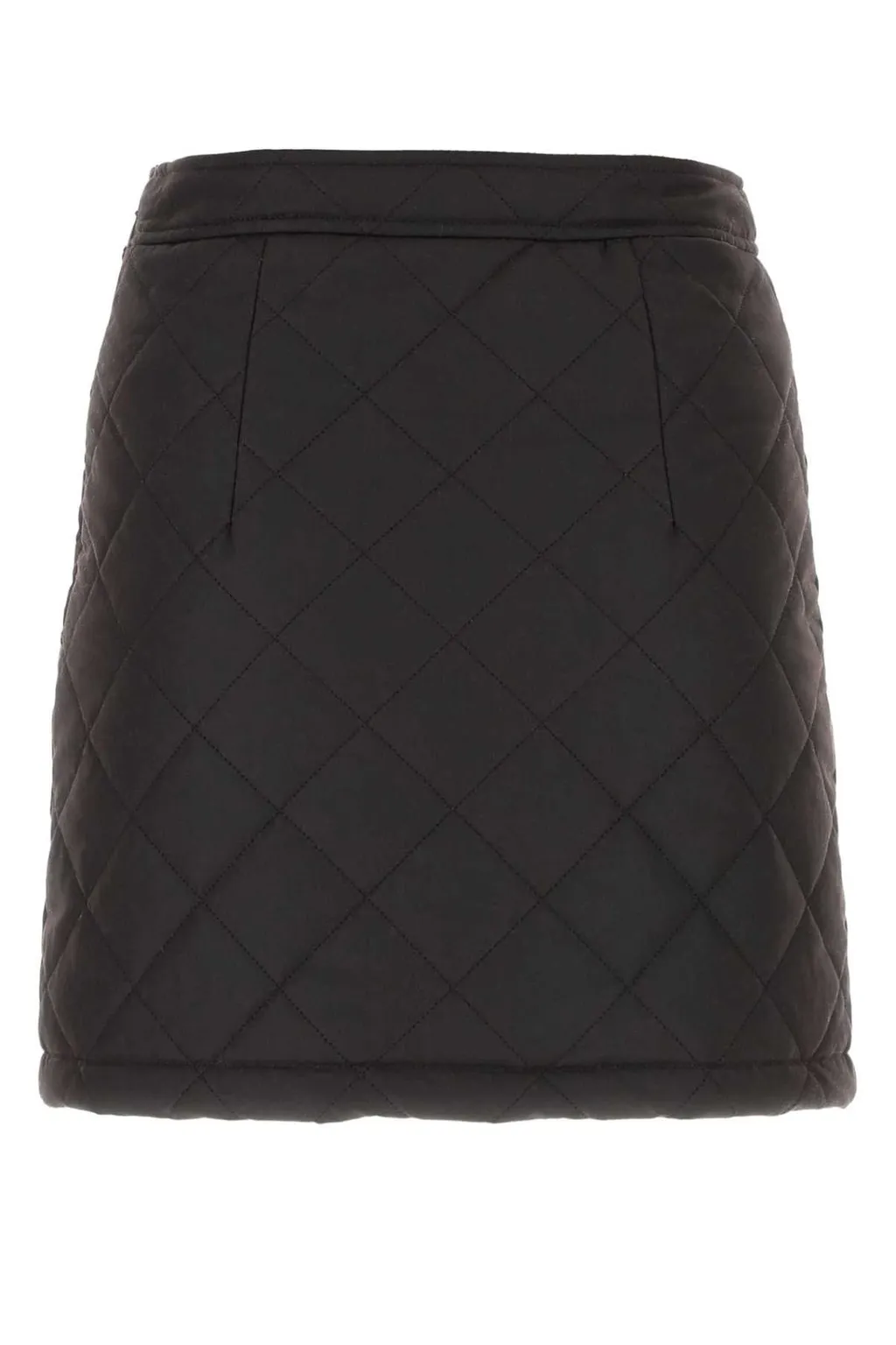 Diamond Quilted Mini Skirt