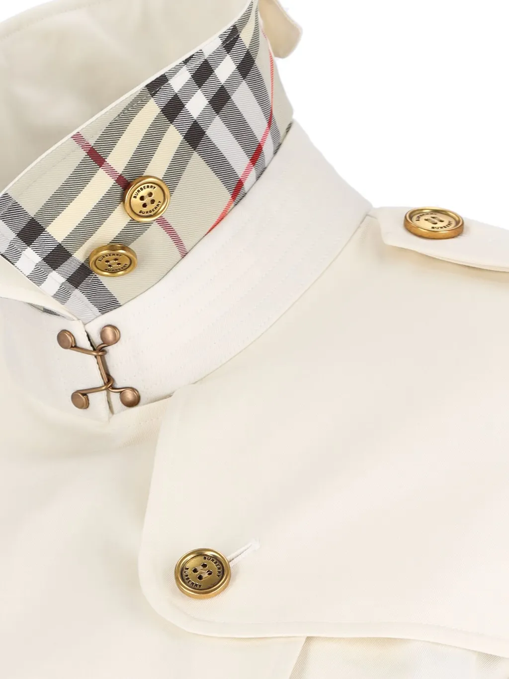Double Breasted Gabardine Kensington Trench Coat