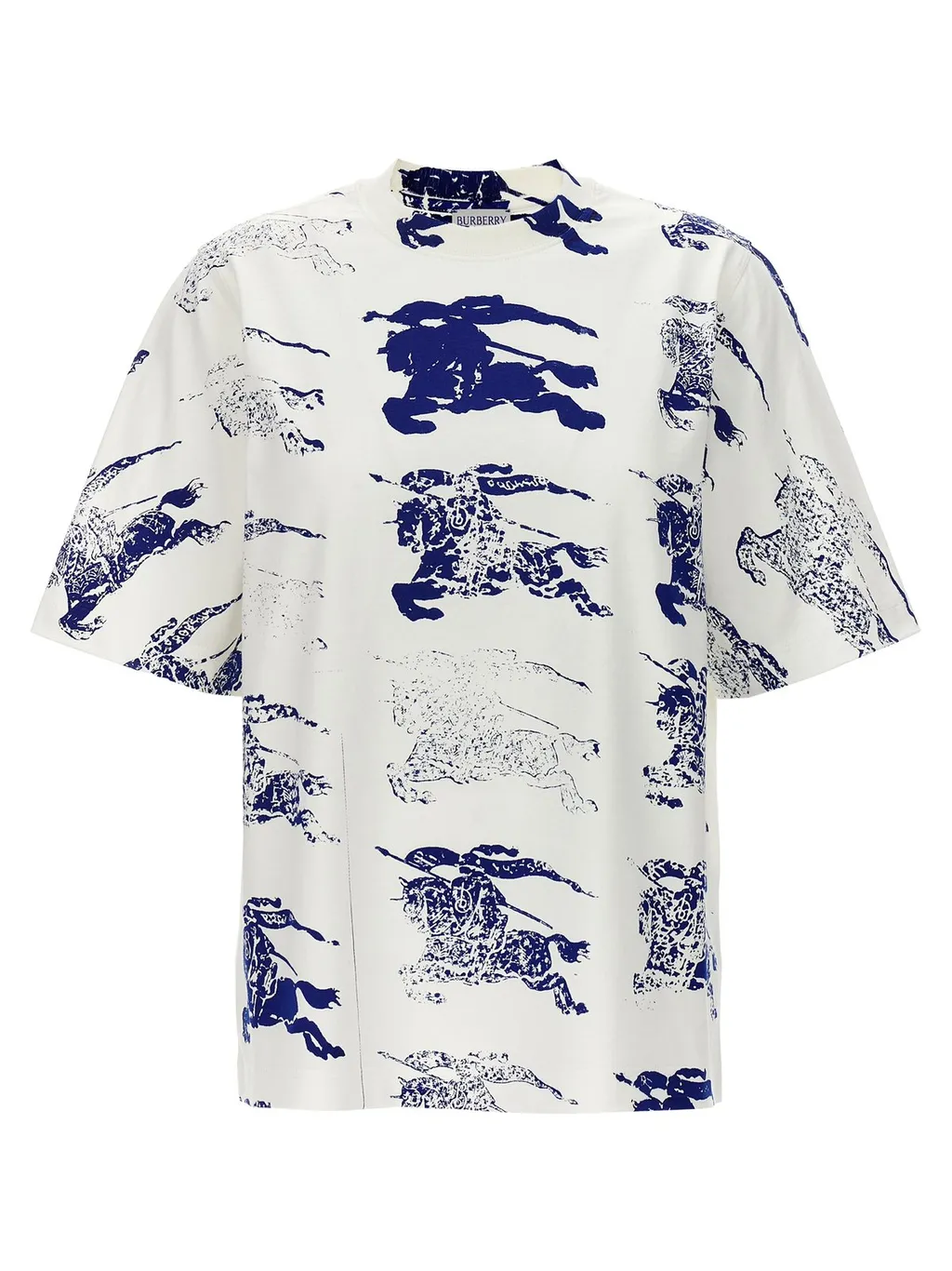 Allover Logo Printed Crewneck T-Shirt