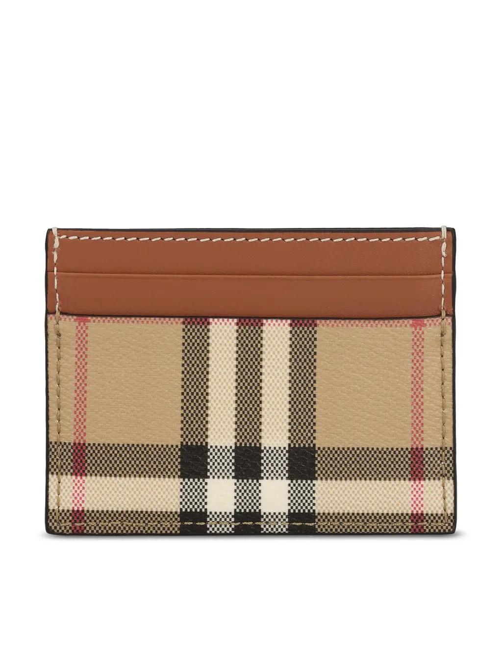 Vintage Checked Open Top Card Holder