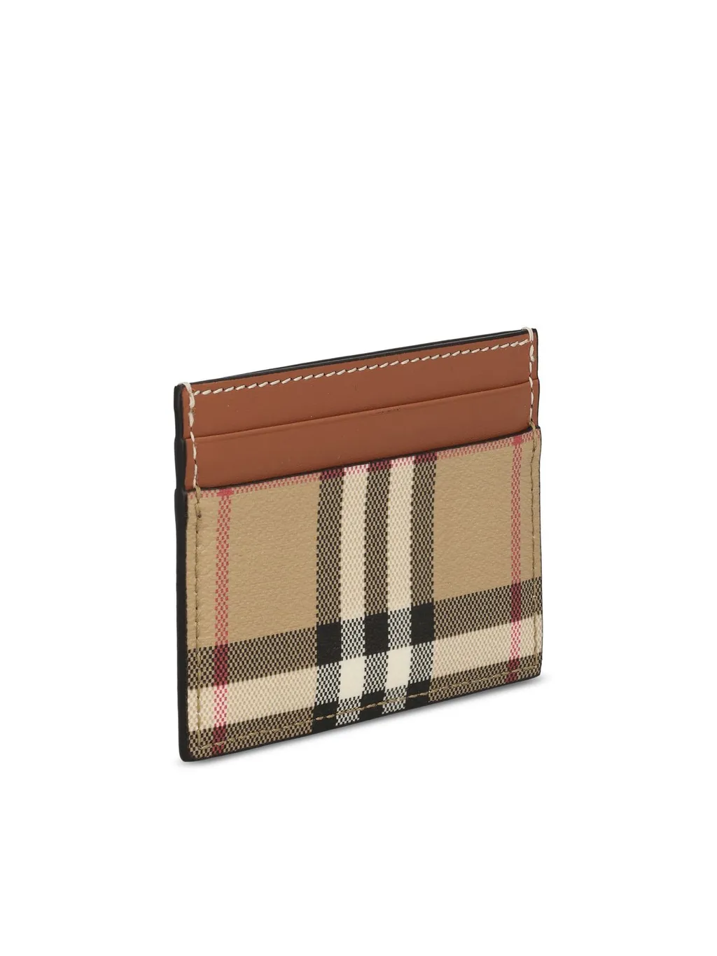 Vintage Checked Open Top Card Holder