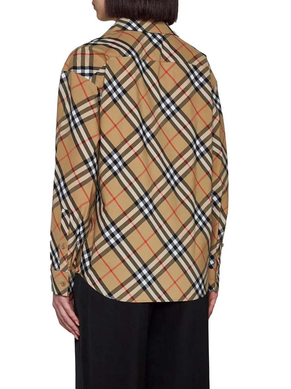 Check Printed Long Sleeved Shirt