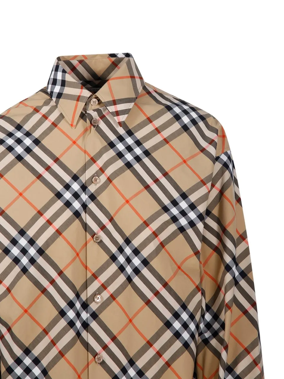 Check Printed Long Sleeved Shirt