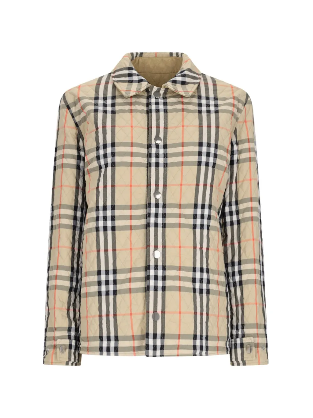 Checked Quilted Reversible Jacket