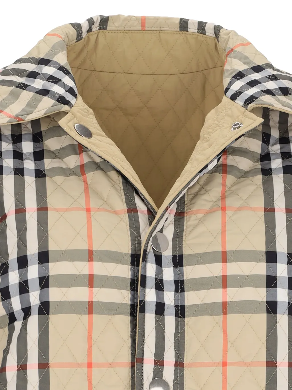 Checked Quilted Reversible Jacket
