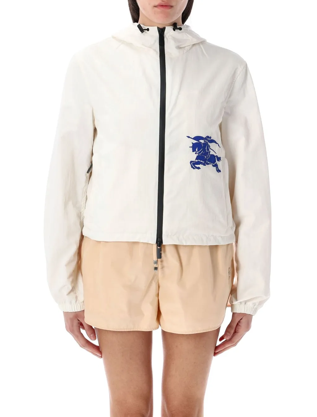 Ekd Printed Hooded Drawstring Jacket