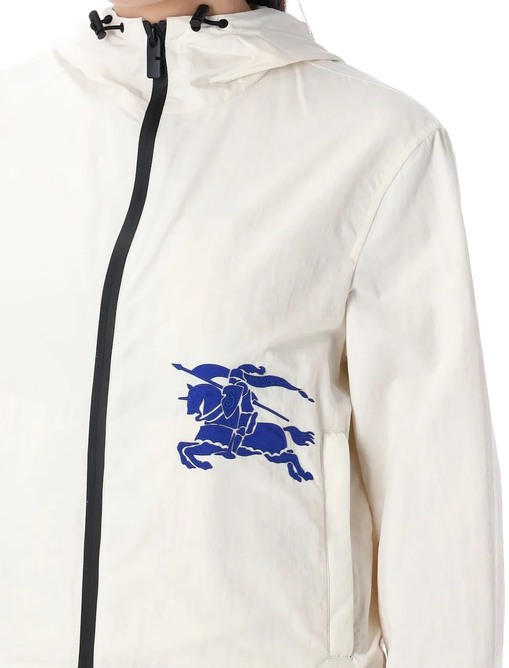 Ekd Printed Hooded Drawstring Jacket