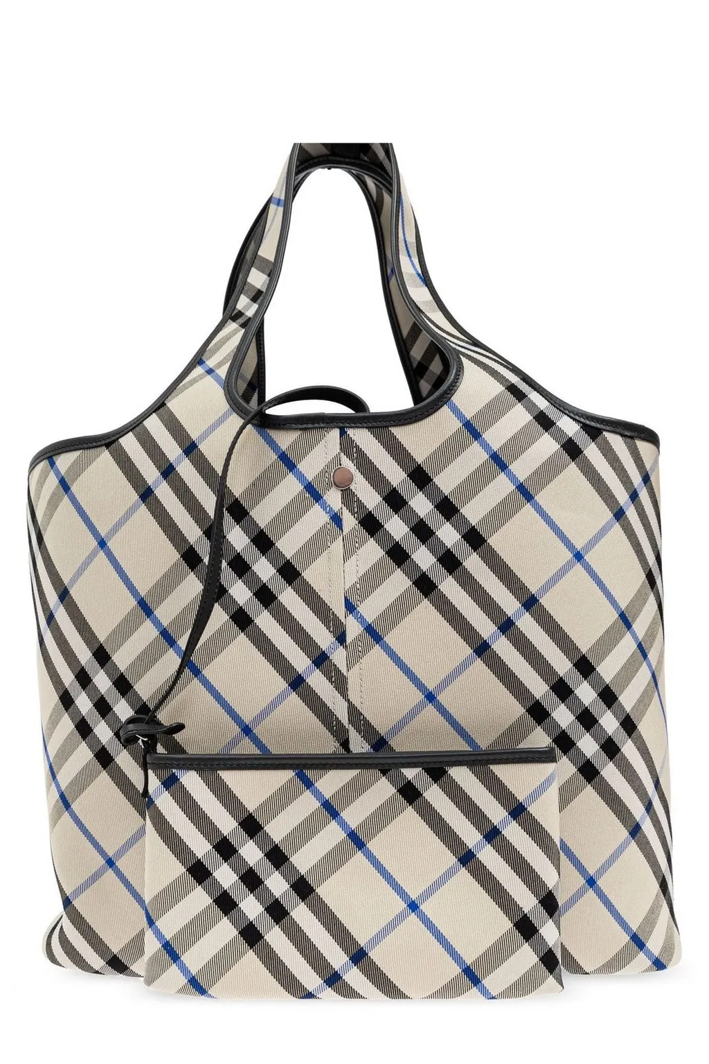 Medium Checked Tote Bag
