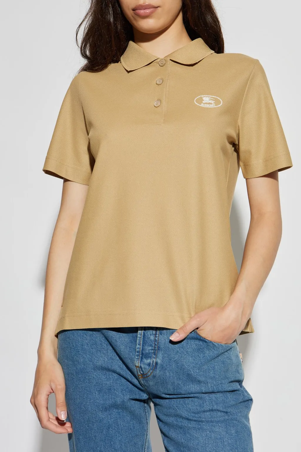 Logo Embroidered Short-Sleeve Polo Shirt
