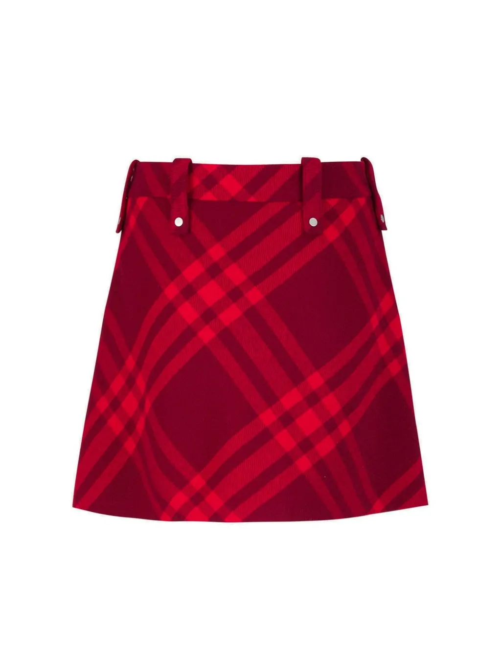 Plaid Pleated Mini Skirt