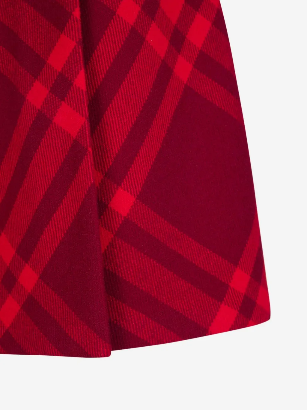 Plaid Pleated Mini Skirt