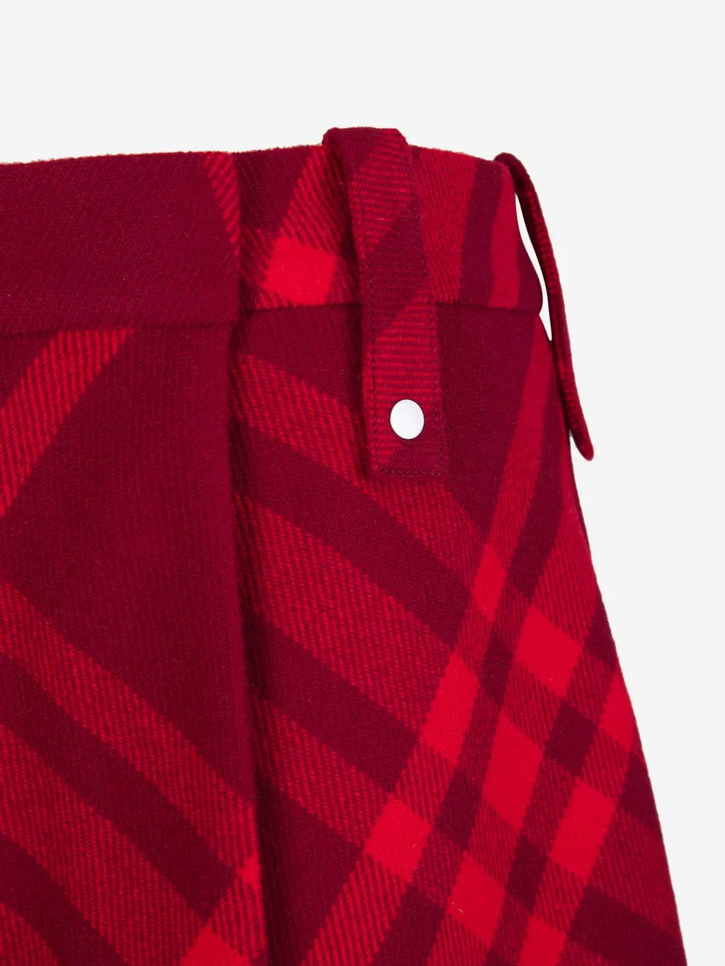 Plaid Pleated Mini Skirt