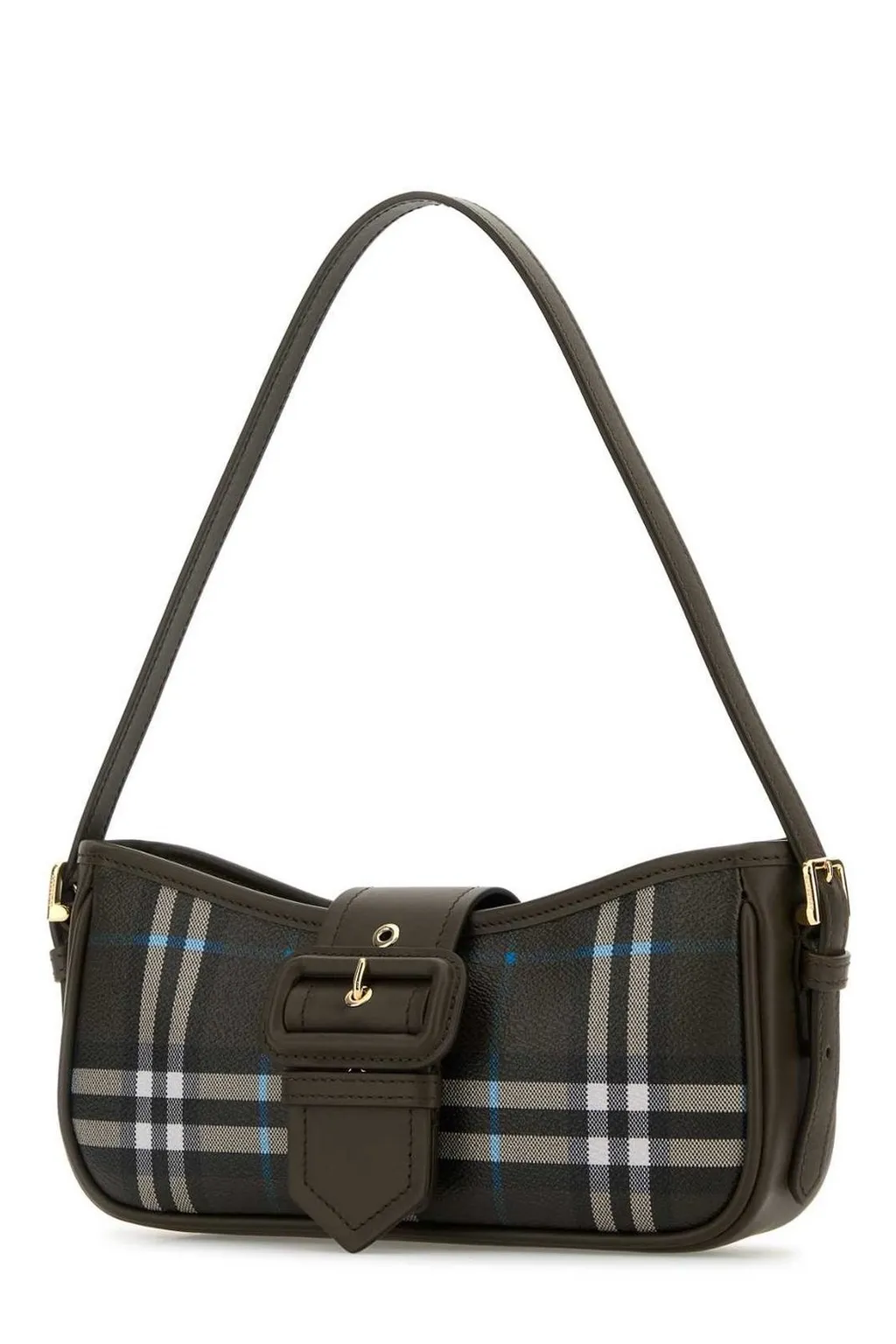 Check Patterned Sling Shoulder Bag