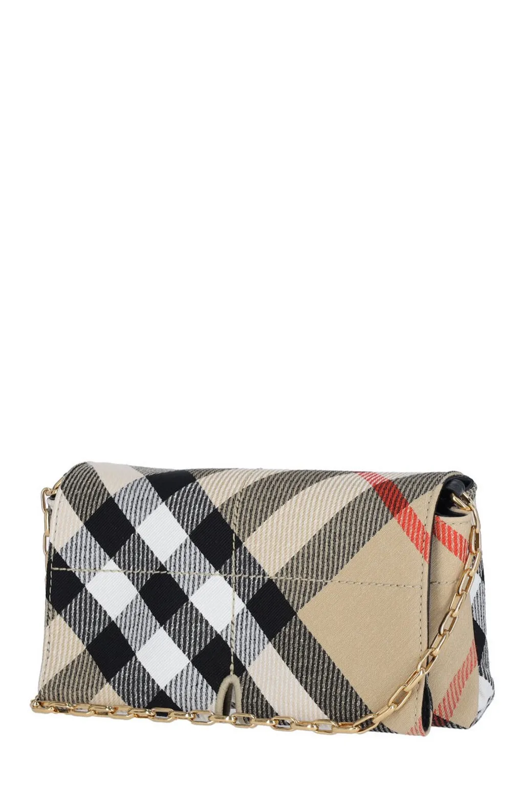 Checked Mini Soft Snip Shoulder Bag