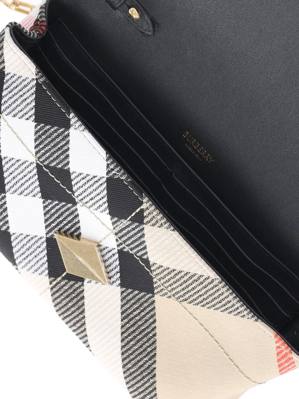 Checked Mini Soft Snip Shoulder Bag