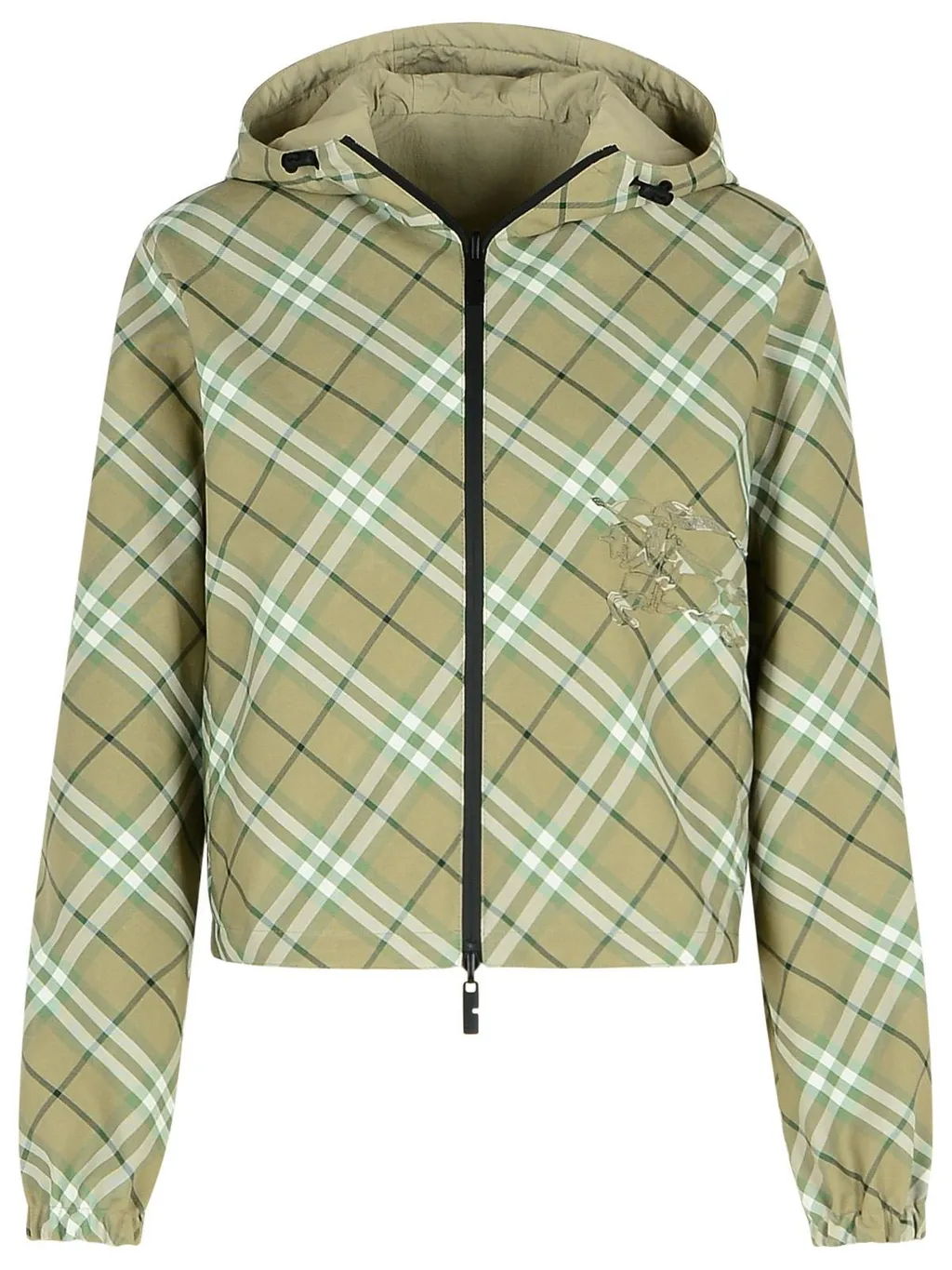 Vintage Check Hooded Reversible Jacket