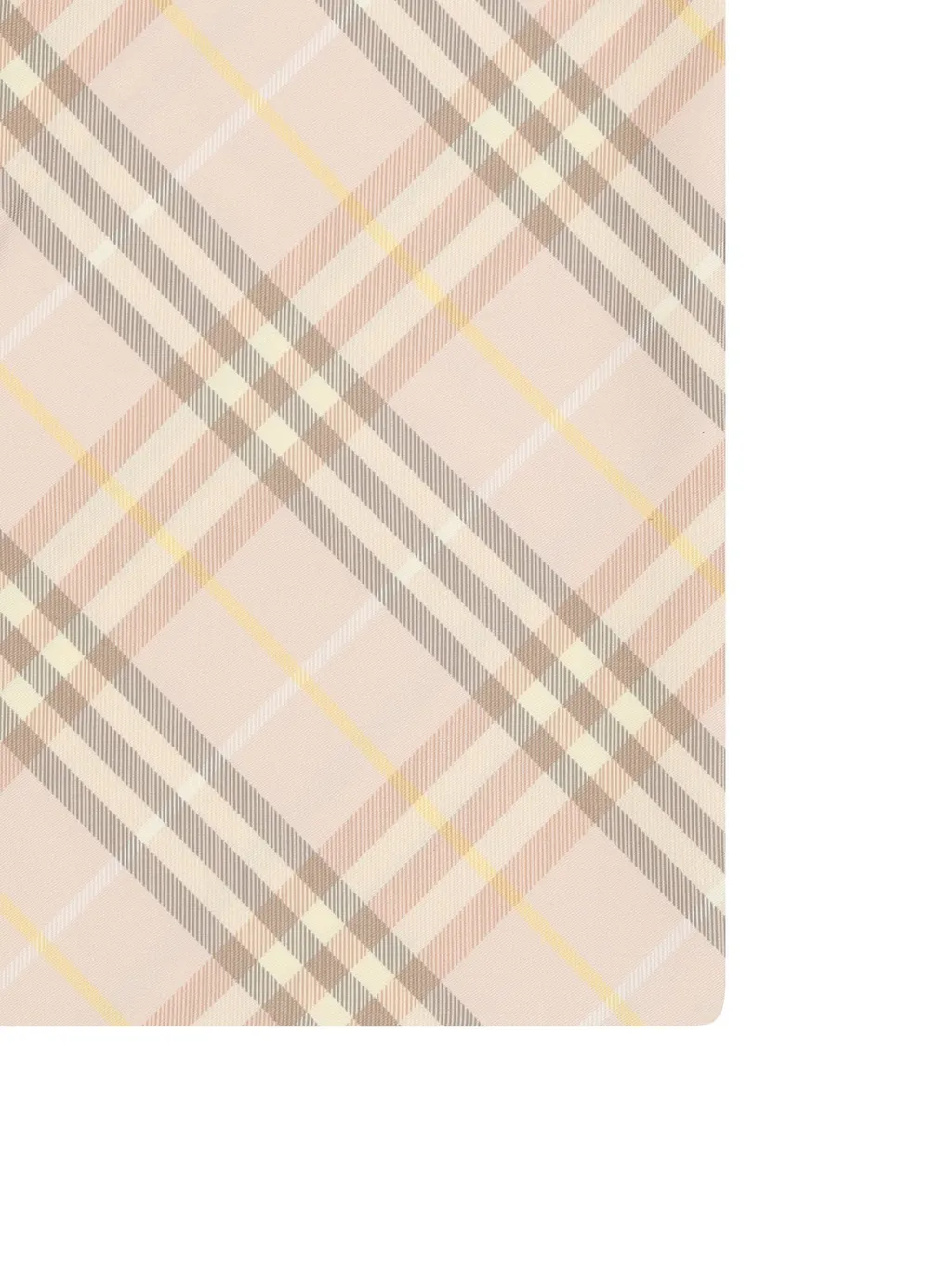 Checked Finished-Edge Scarf