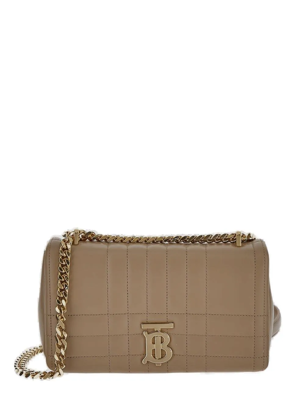 Lola Logo Plaque Quilted Shoulder Bag