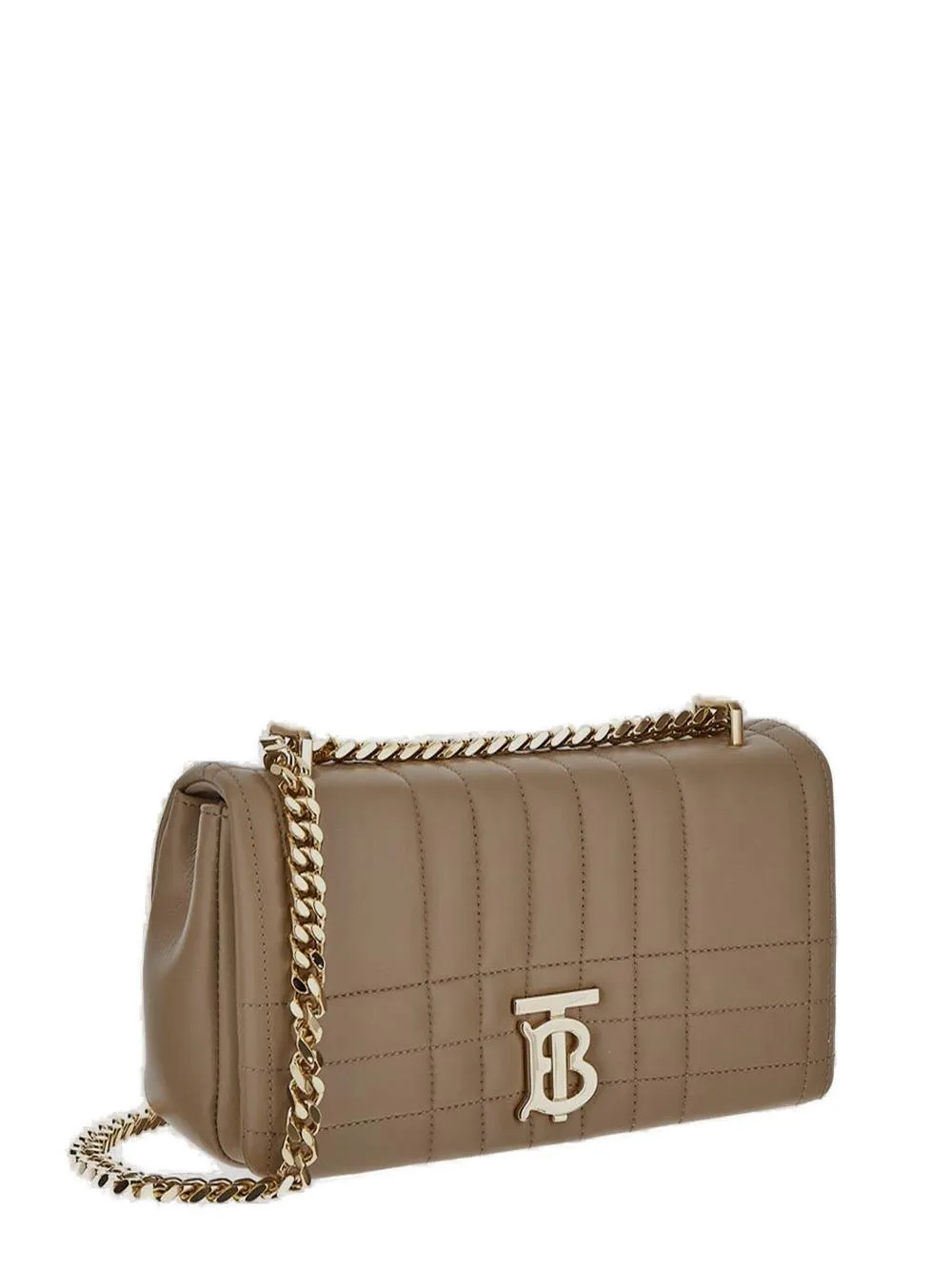 Lola Logo Plaque Quilted Shoulder Bag