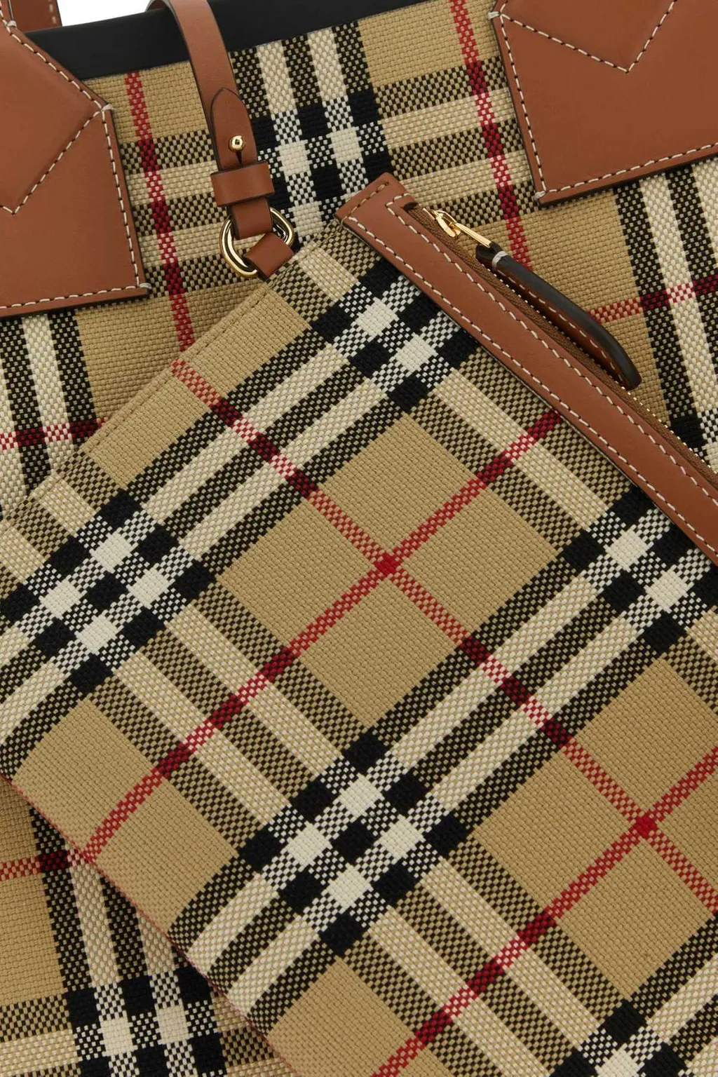 London Check Pattern Medium Tote Bag