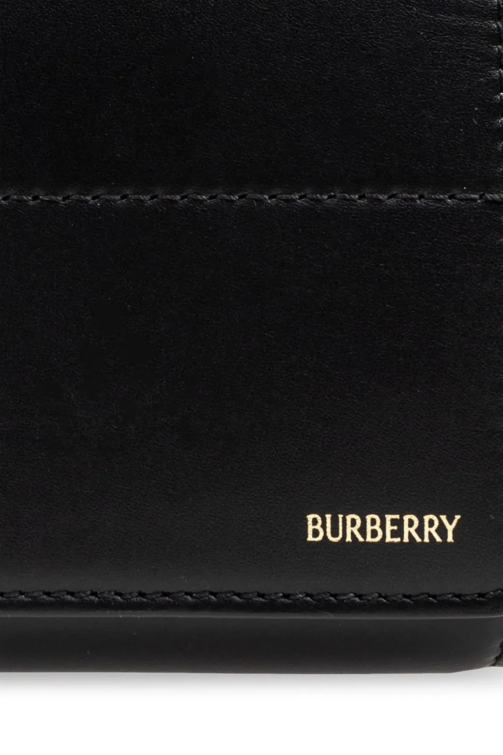 Snip Logo Embossed Chain-Linked Wallet