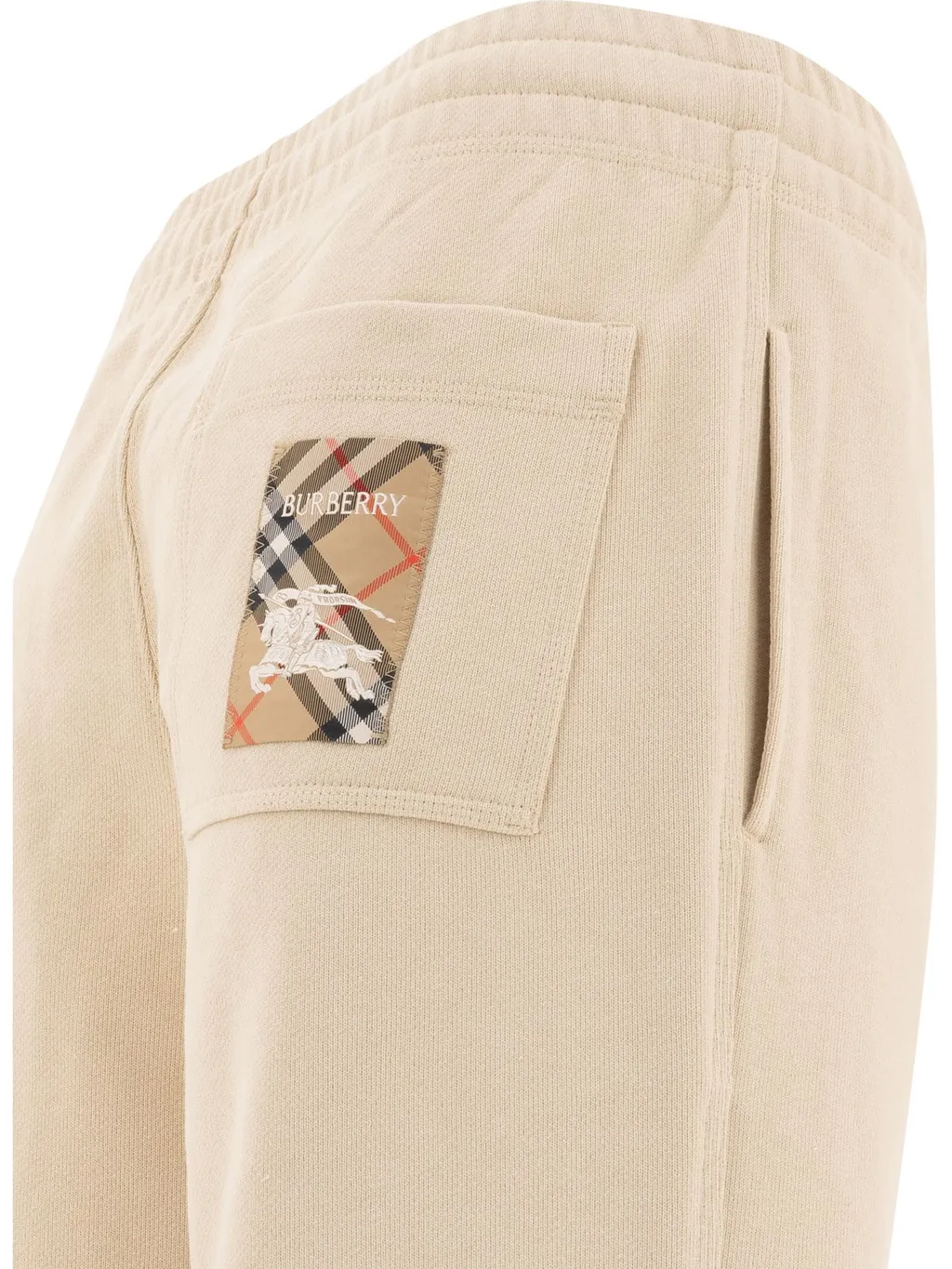Checked Patch Track Pants