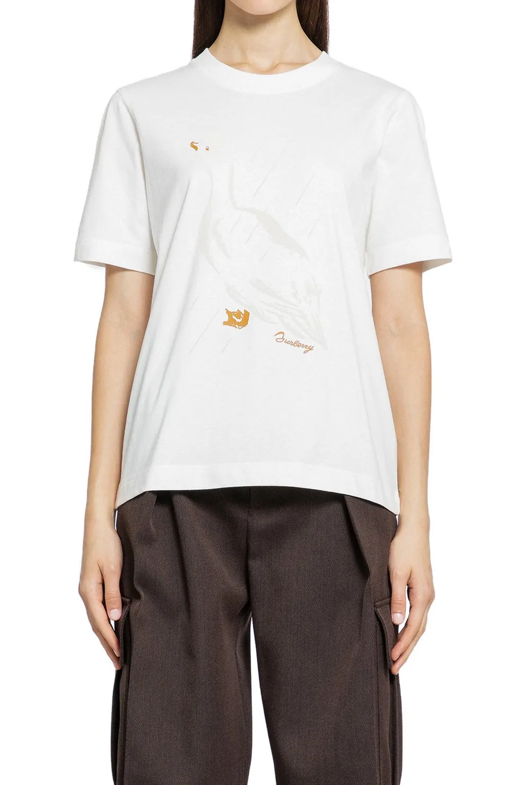 Duck Detailed Crewneck T-Shirt