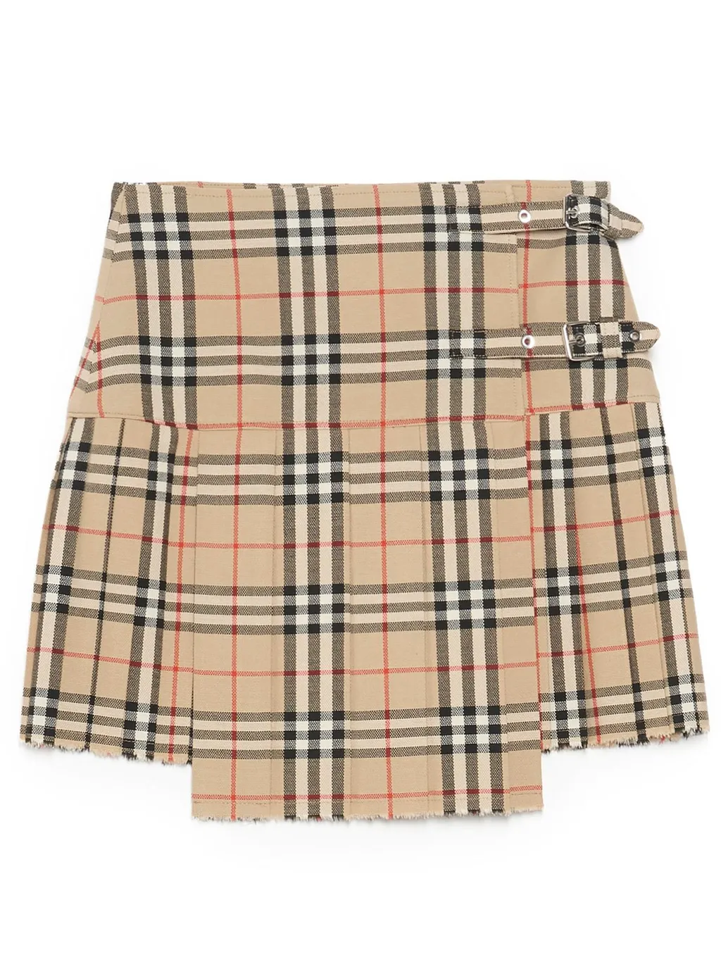 Vintage Check Kilt Skirt