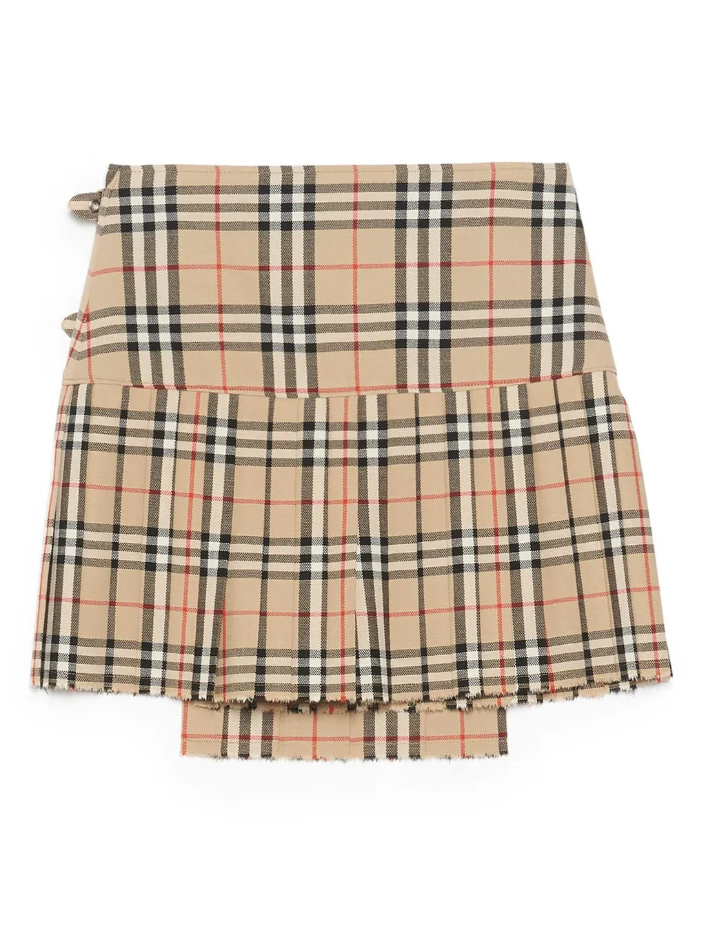 Vintage Check Kilt Skirt