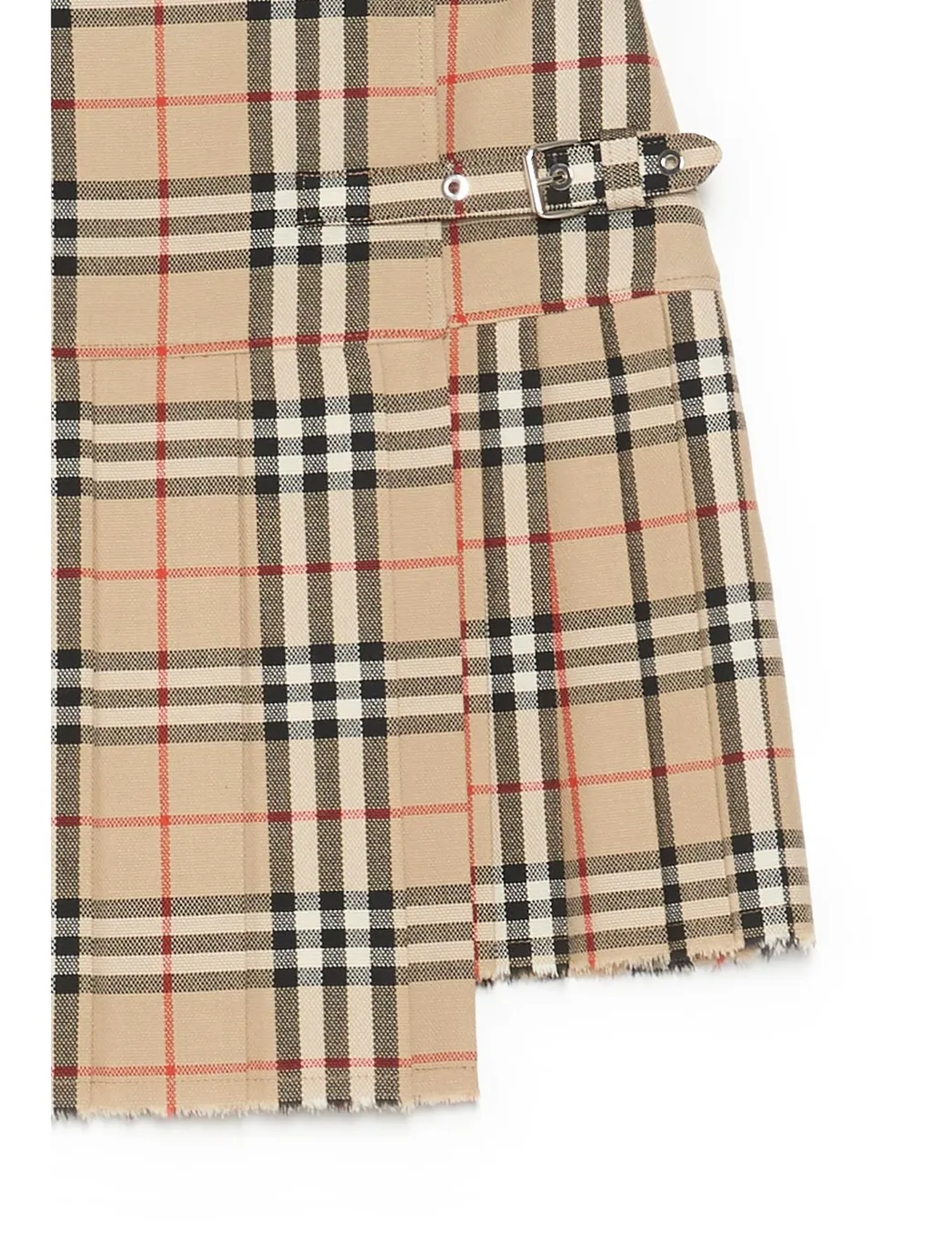 Vintage Check Kilt Skirt