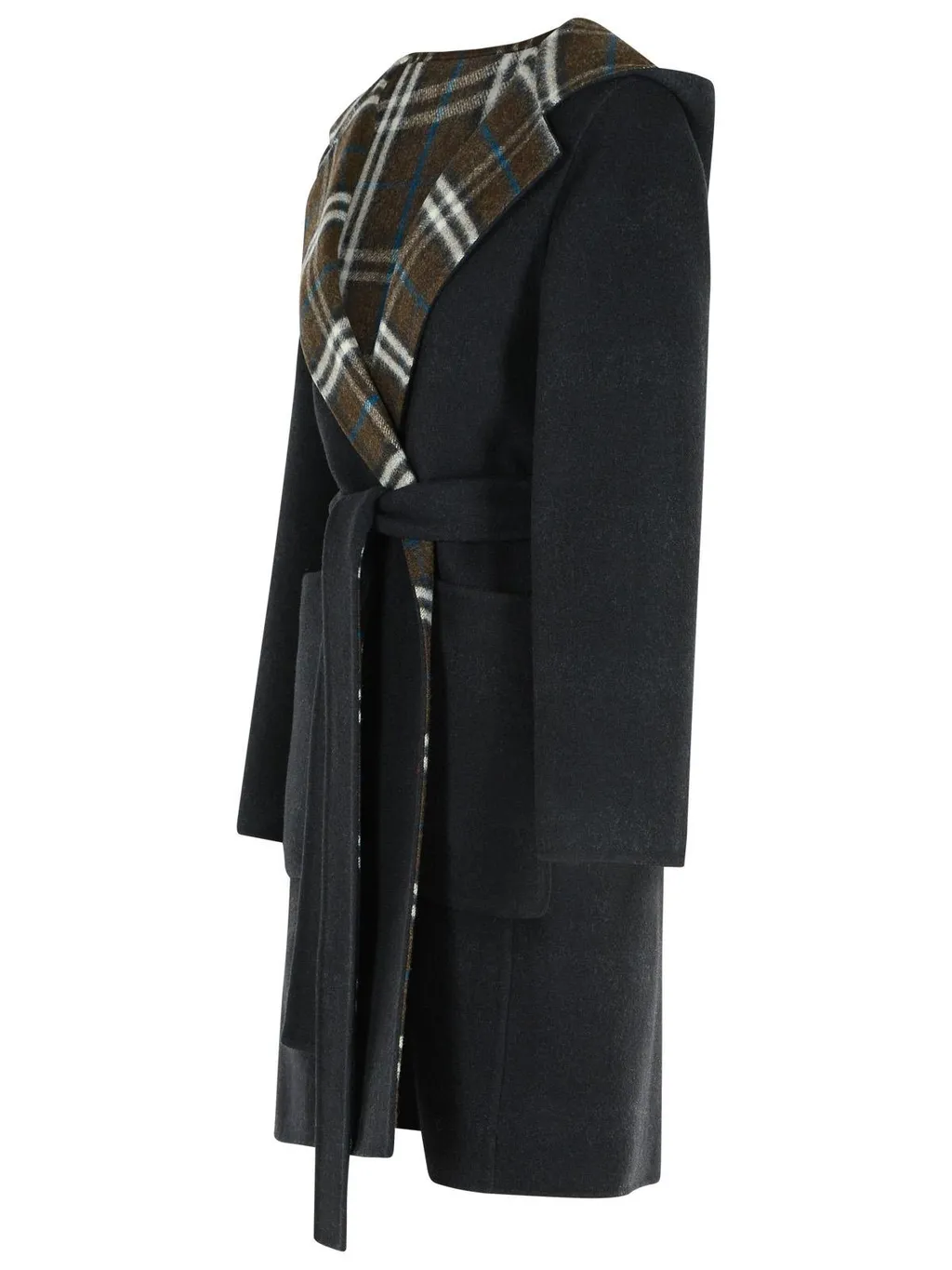 Hampshire Checked Belted Reversible Coat