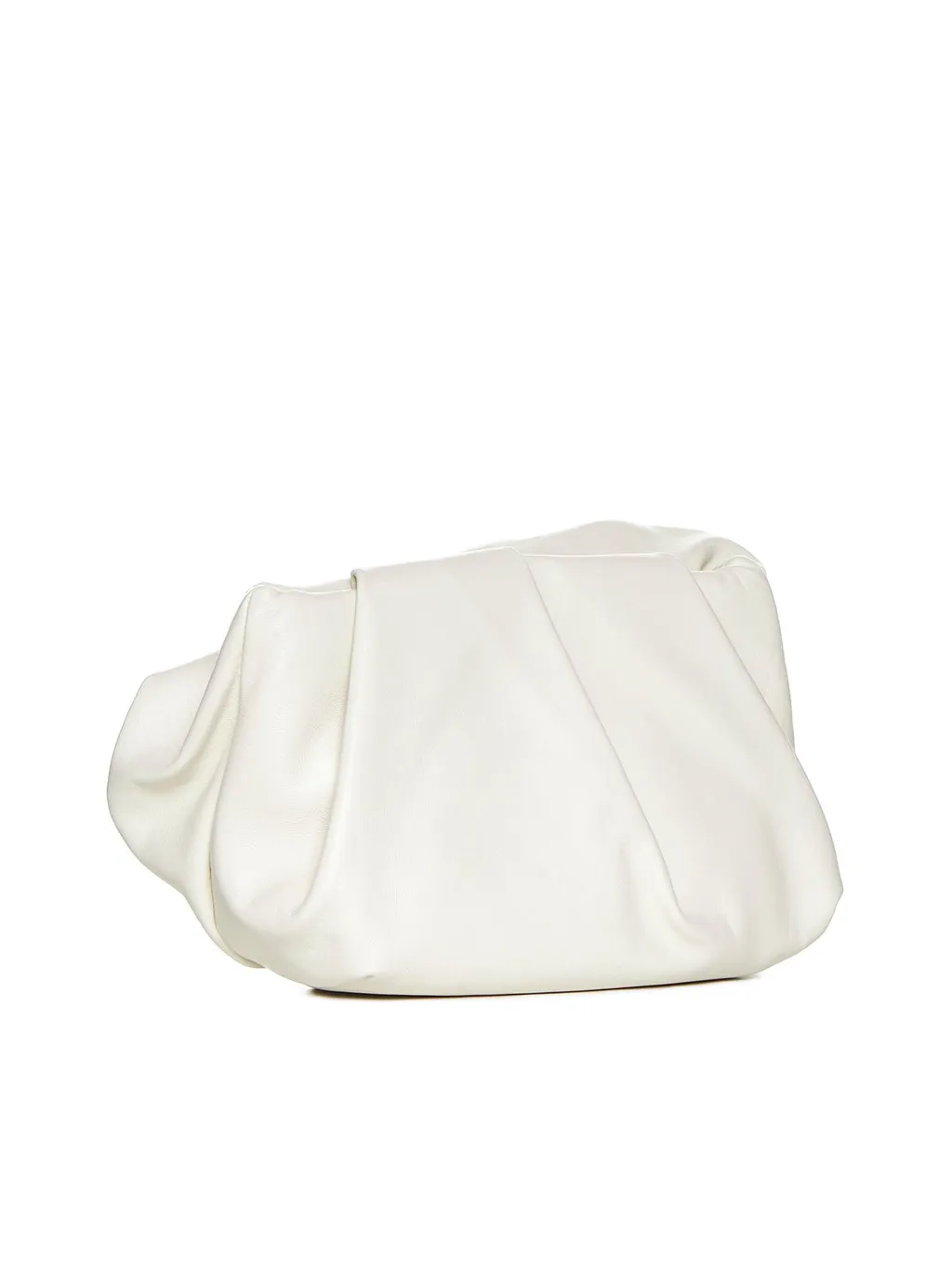 3D Rose Ruched Clutch Bag