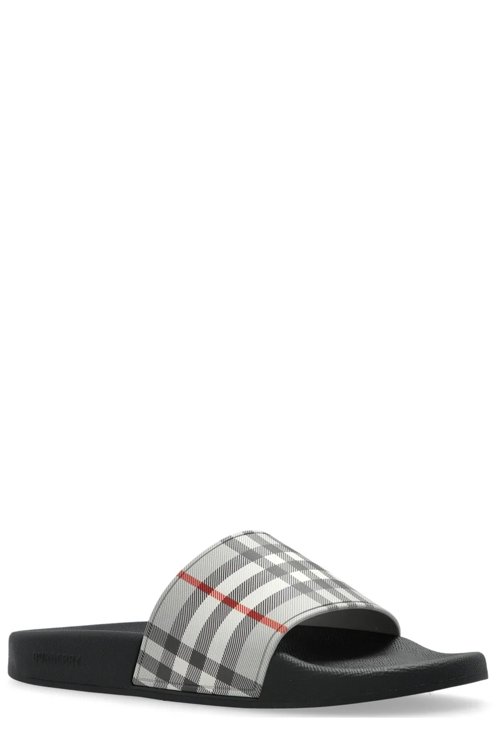 Checked Slip-On Slides