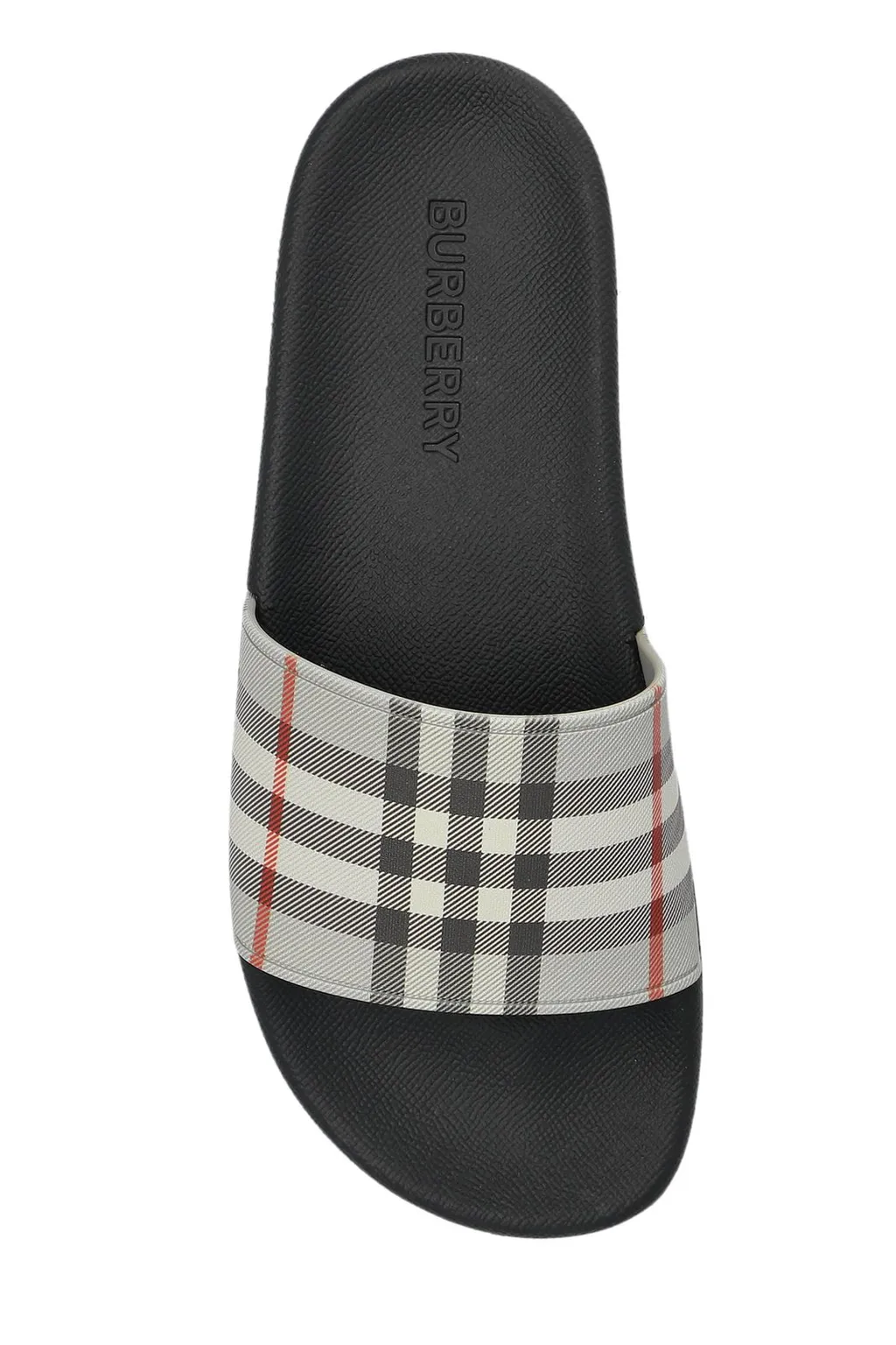 Checked Slip-On Slides