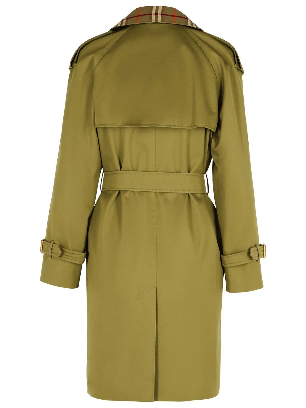 Double Breasted Belted Trench Coat