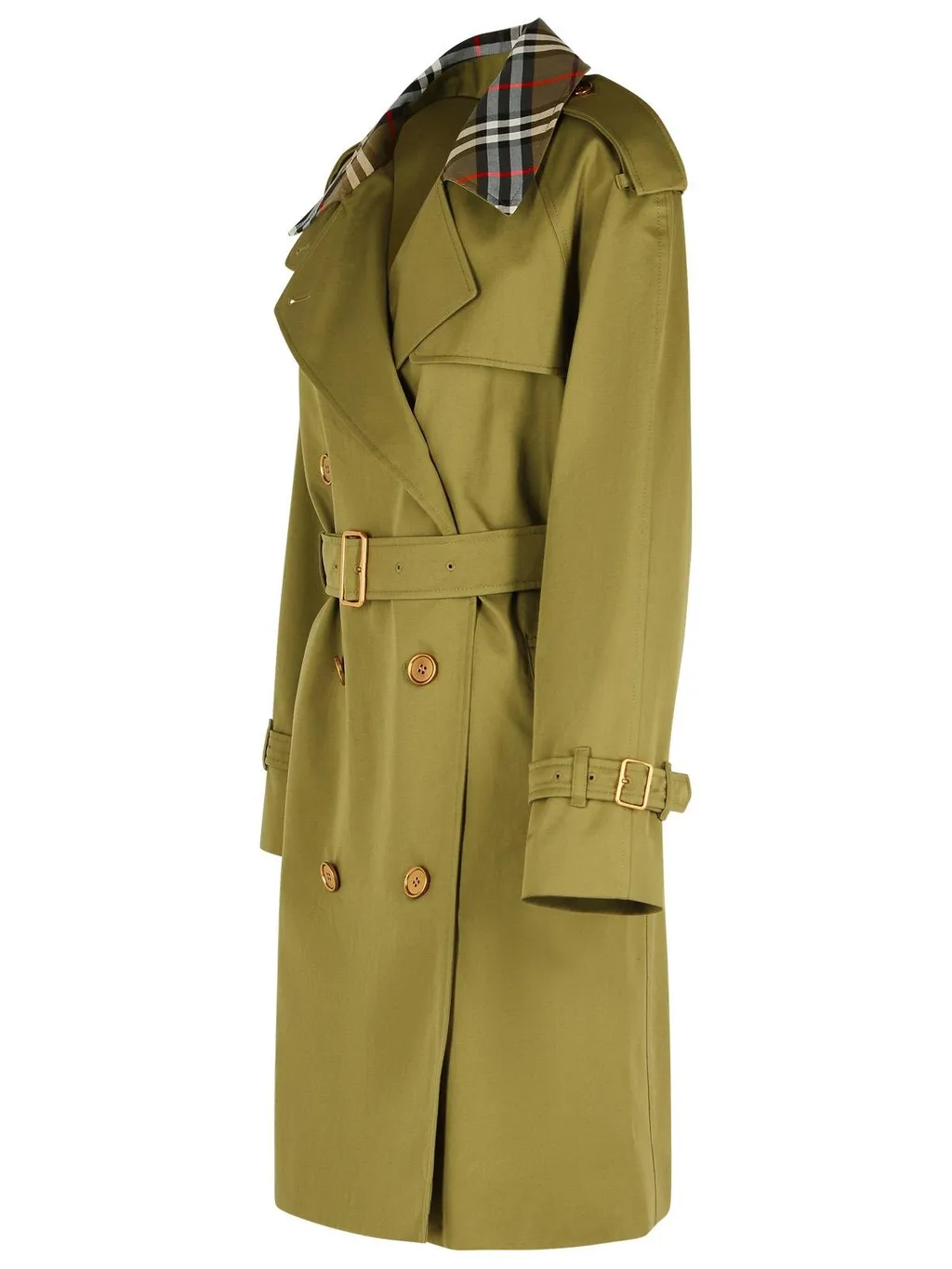 Double Breasted Belted Trench Coat