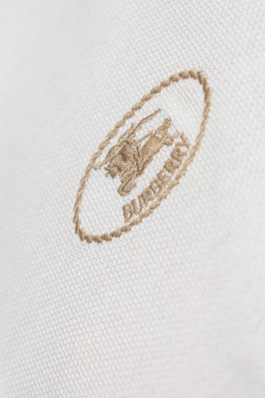 Logo Embroidered Short Sleeved Polo Shirt