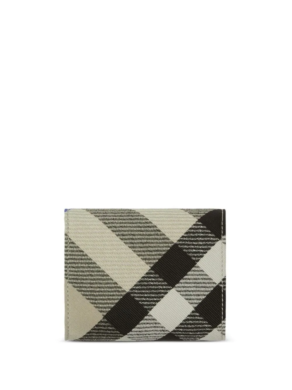 Checked Trifold Wallet